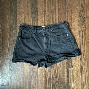 Universal thread black denim 90s cutoff shorts